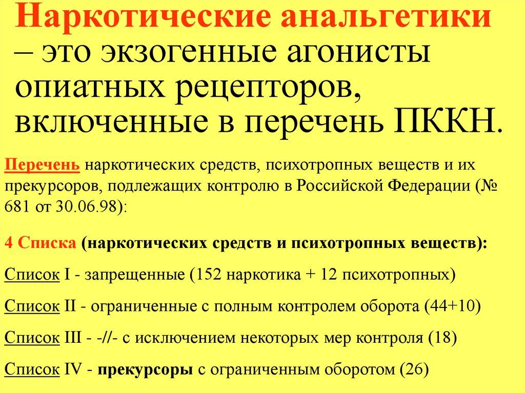 Анальгетики